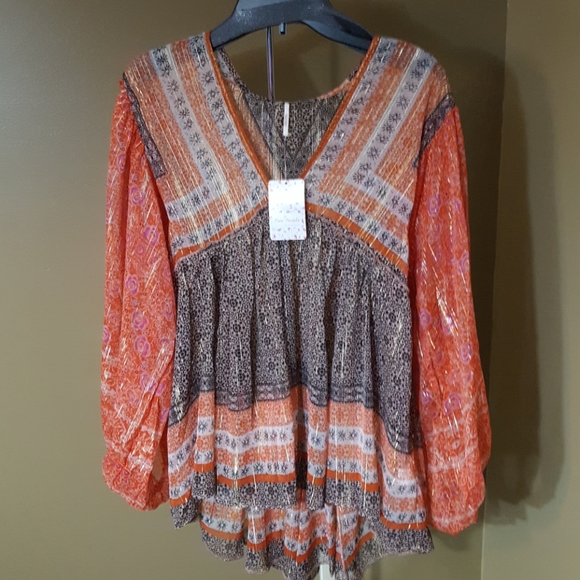 Free People Tops - Free People Peasant Top